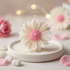 Pastel Daisy Tea Light Candle