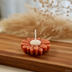 Terracotta Daisy Tea Light Candle
