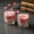 Crimson Swirl Jar Candle