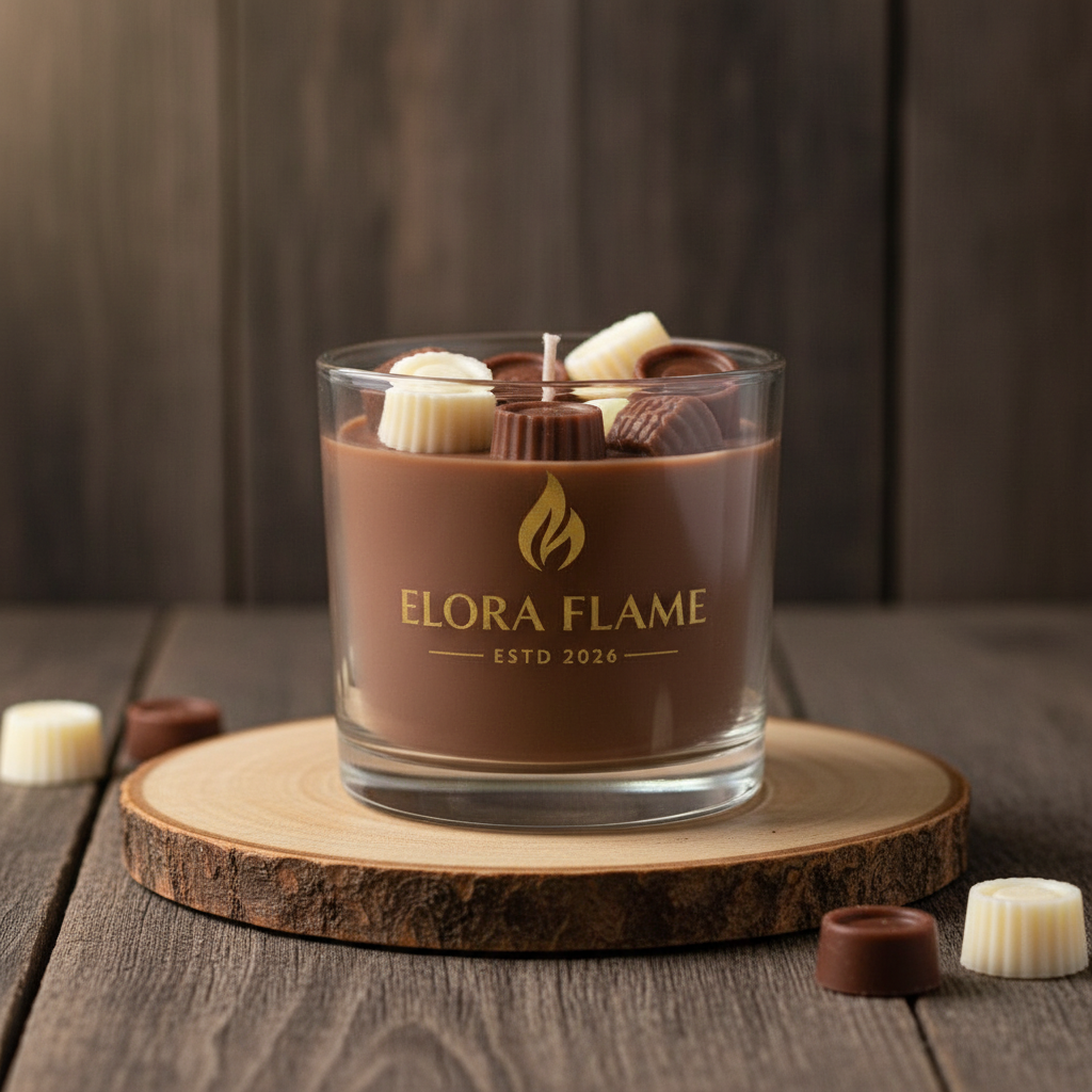 Chocolate Cup Dessert Jar Candle
