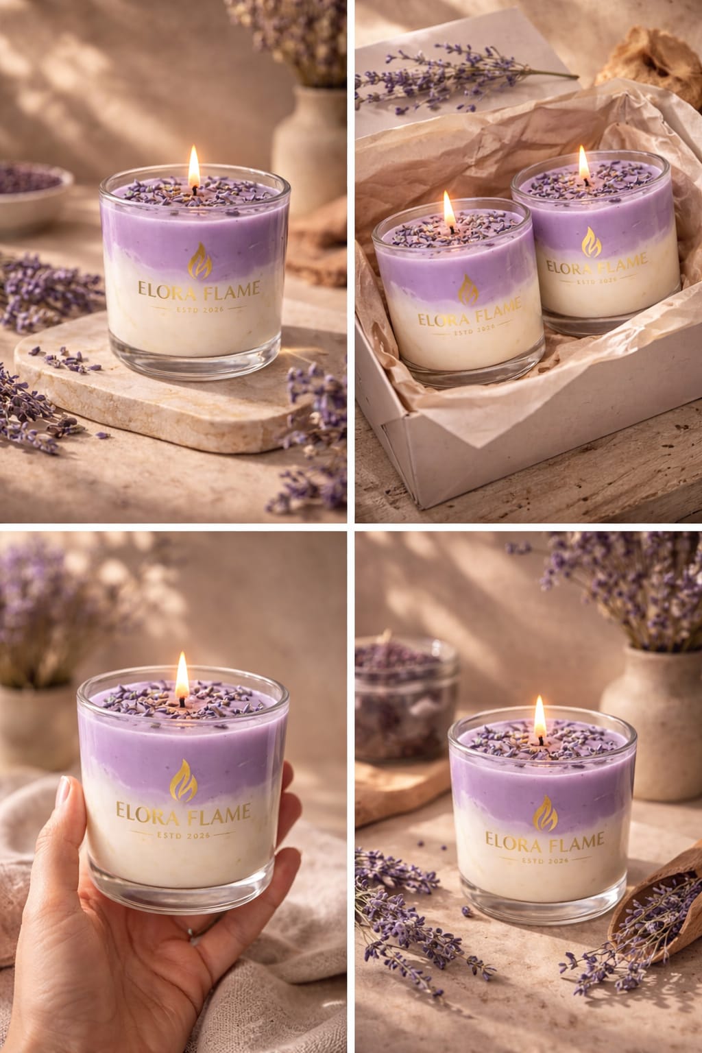Lavender Milk Jar Candle
