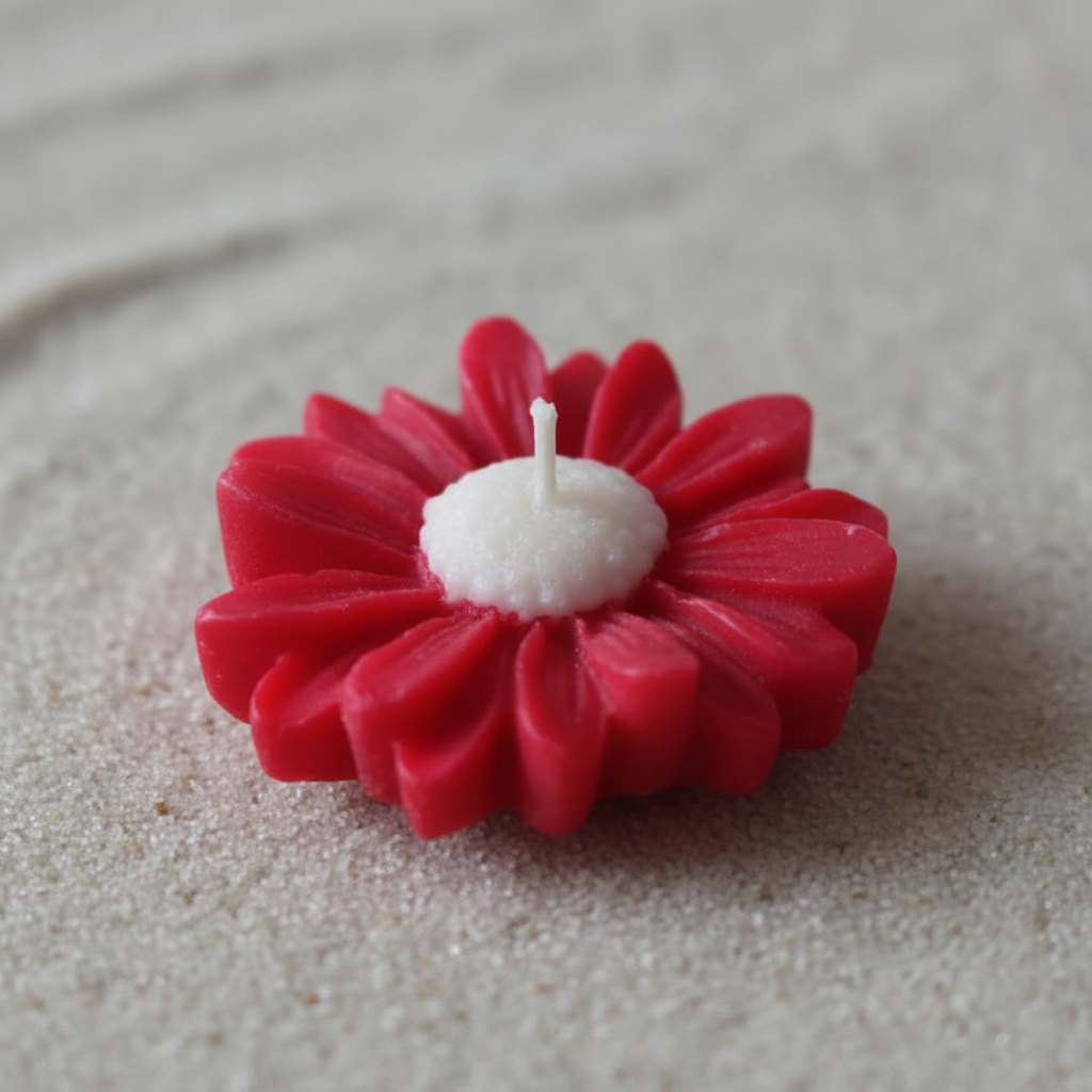 Floating Daisy Tea Light Candle