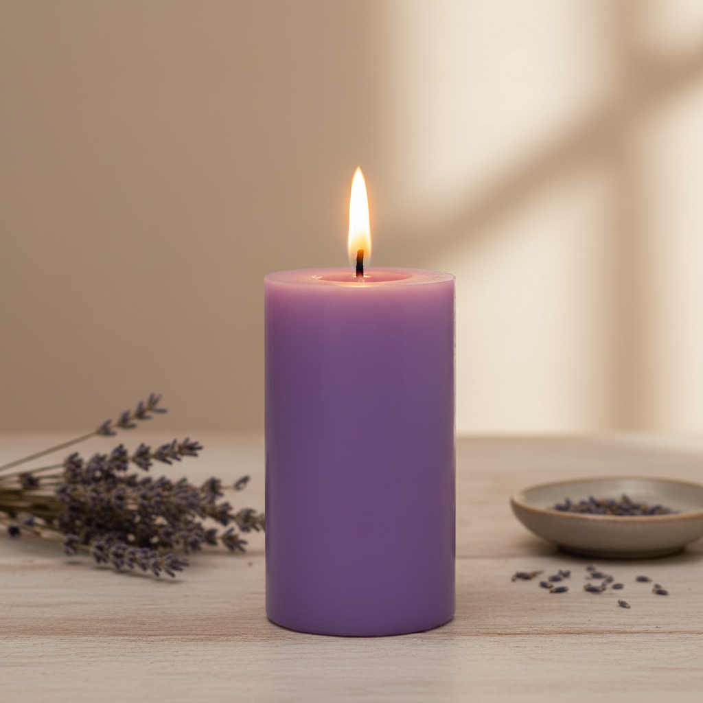 Lavender Dream Pillar Candle