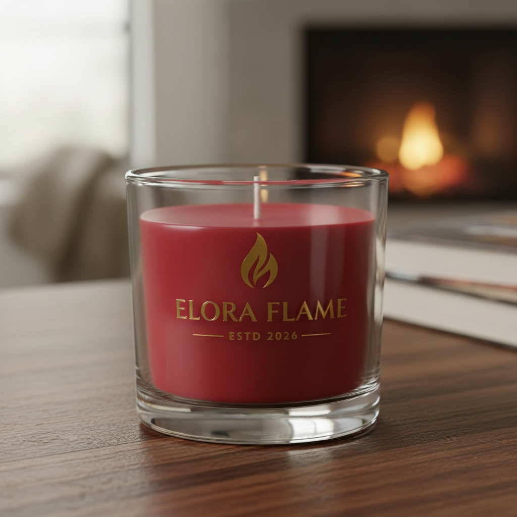 Classic Crimson Jar Candle