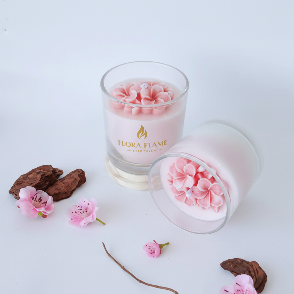 Cherry Blossom Jar Candle