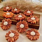 Terracotta Daisy Tea Light Candle