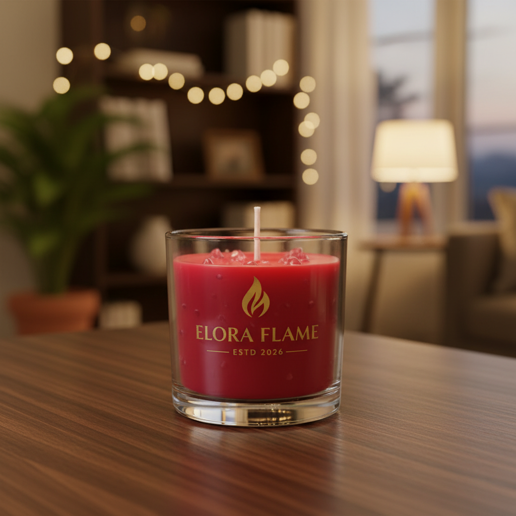 Classic Crimson Jar Candle