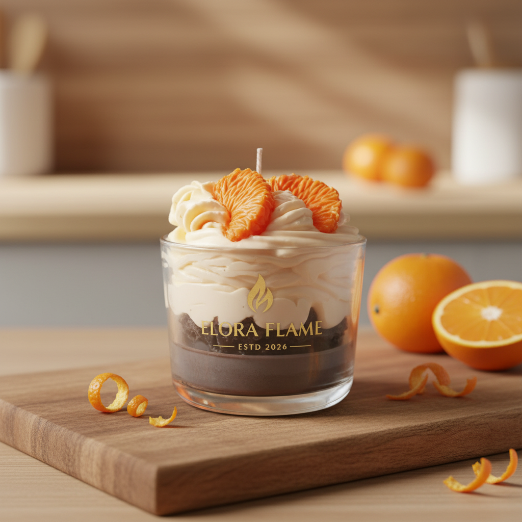 Chocolate Orange Dessert Jar Candle