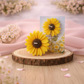 Sunflower Greeting Card Candle